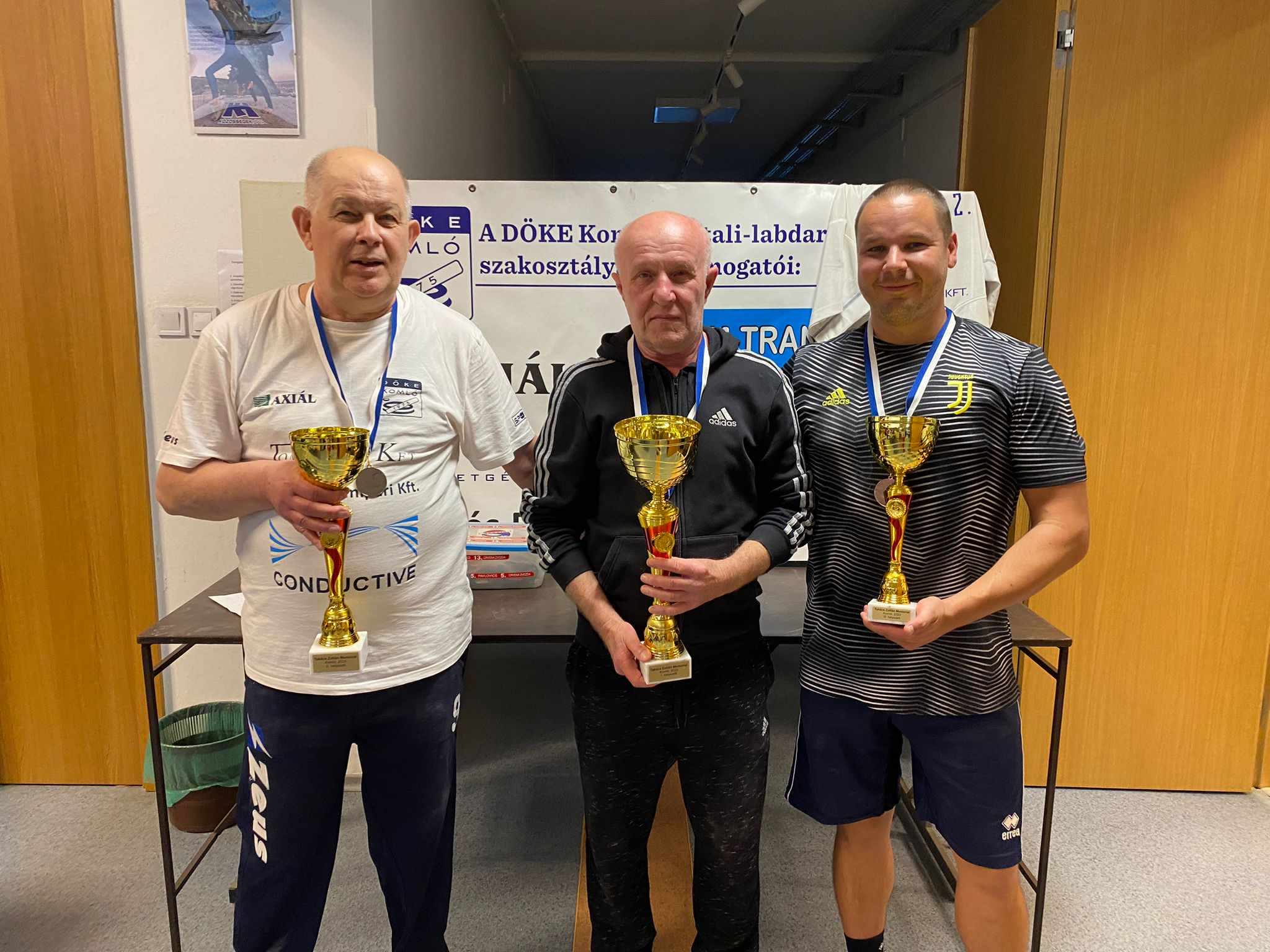 A Takacs Zoltan Memorial foversenyenek dobogosai